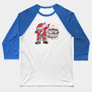 Christmas style Baseball T-Shirt